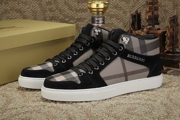 Burberry High-Top Fashion Men Shoes--015